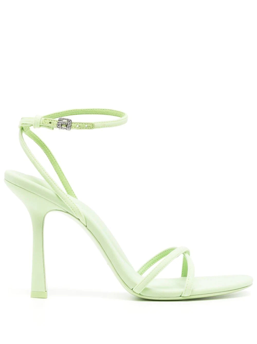 ALEXANDER WANG WOMEN Cross-strap 100mm Sandals Mojito - MAISONDEFASHION.COM