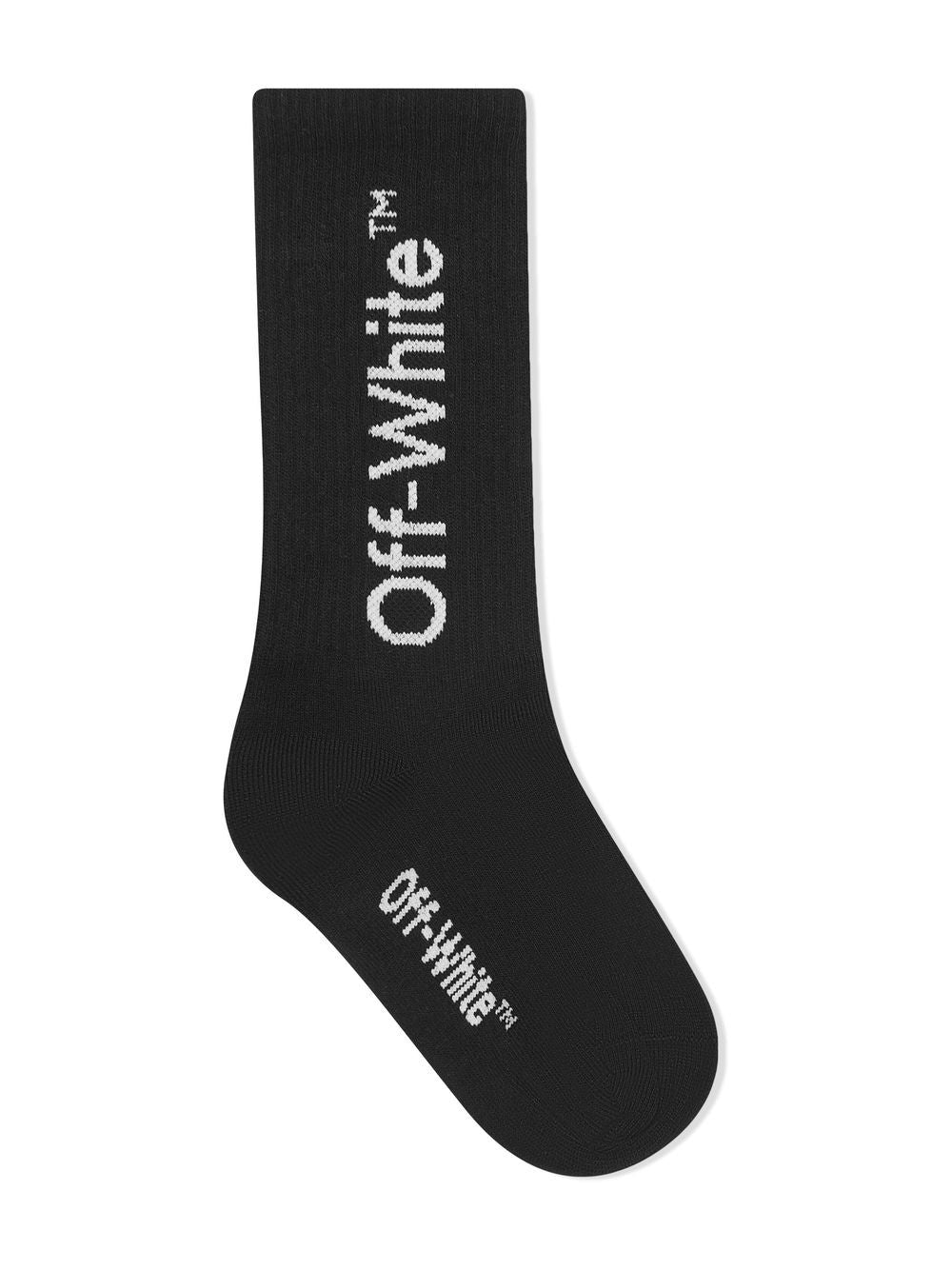 OFF-WHITE KIDS Arrow Socks Black/White - MAISONDEFASHION.COM