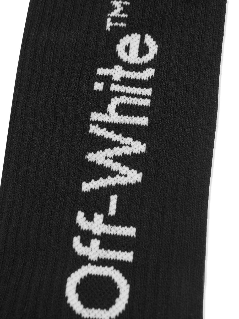 OFF-WHITE KIDS Arrow Socks Black/White - MAISONDEFASHION.COM