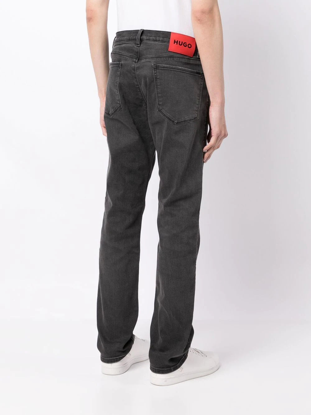 HUGO Slim-fit Jeans Grey - MAISONDEFASHION.COM