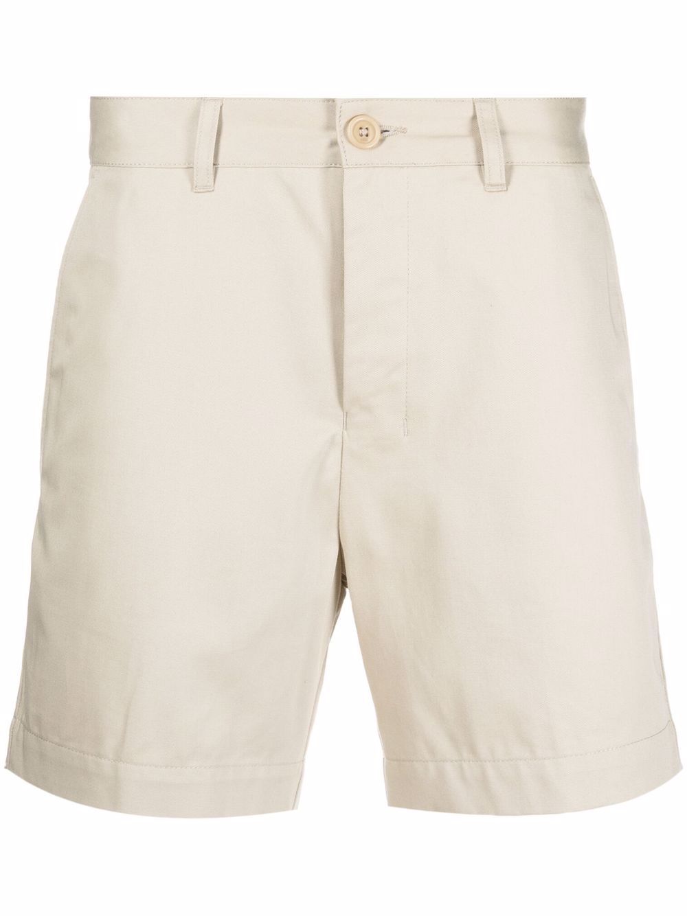 AMI PARIS Chino Short Pants Beige - MAISONDEFASHION.COM