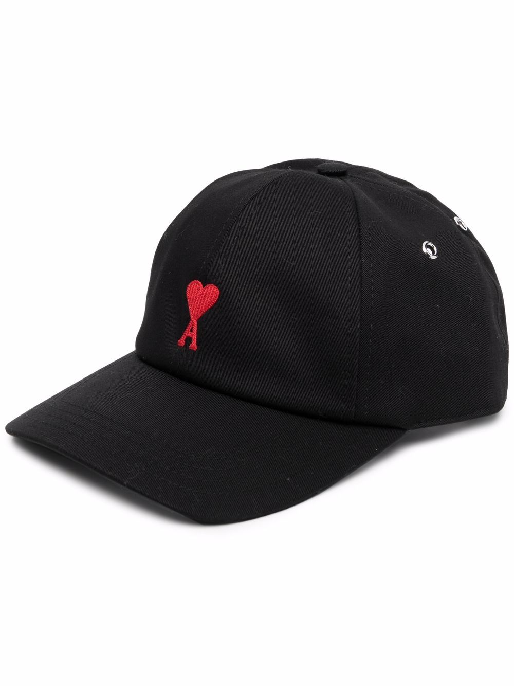 AMI De Coeur Baseball Cap Black - MAISONDEFASHION.COM