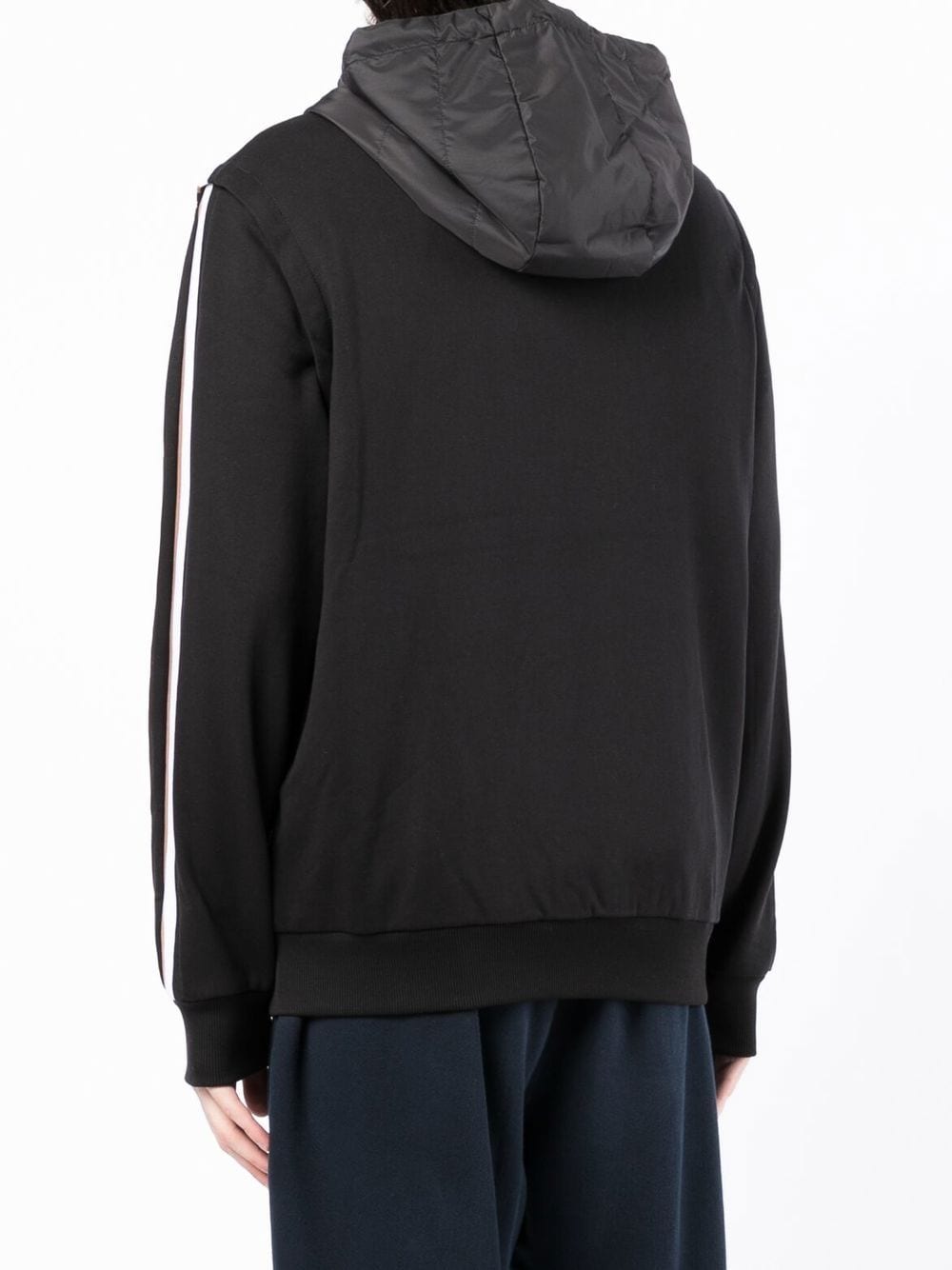 BOSS Detachable-sleeved Hooded Jacket Black - MAISONDEFASHION.COM