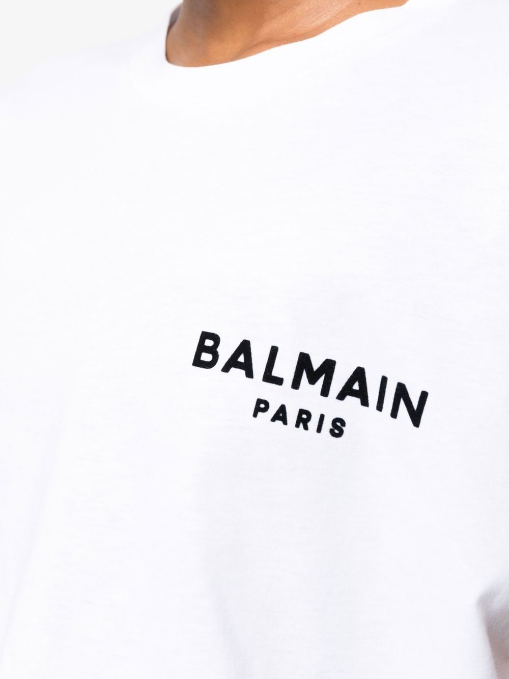 BALMAIN WOMEN Logo-print T-shirt White - MAISONDEFASHION.COM