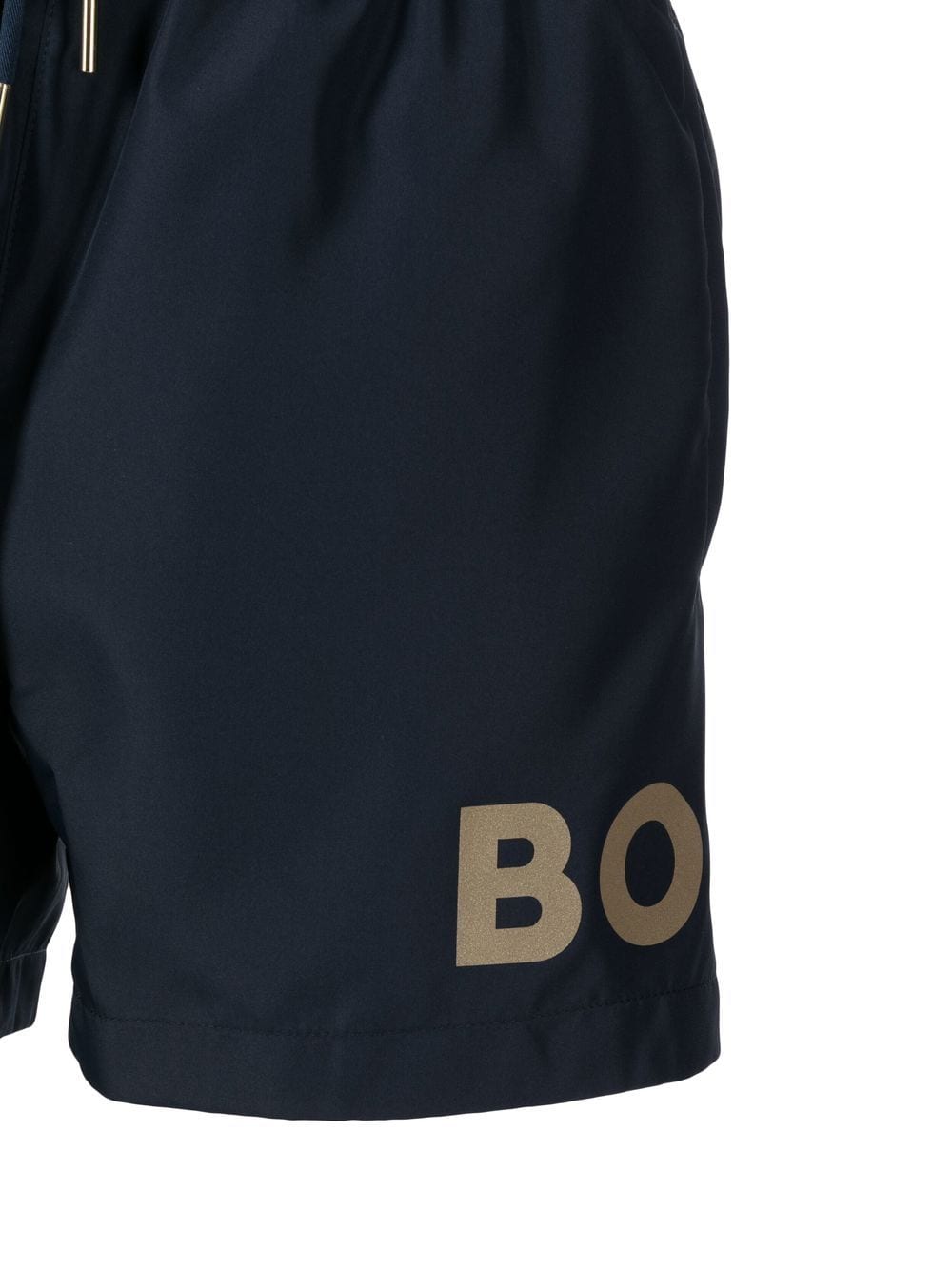 BOSS Goldfish Logo-print Swim Shorts Dark Blue - MAISONDEFASHION.COM