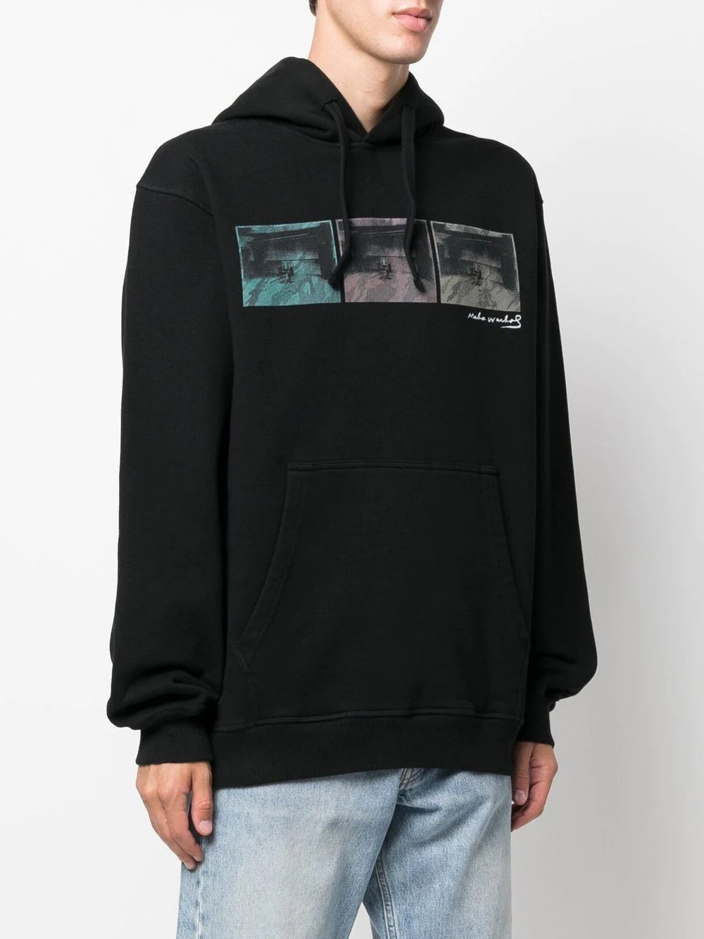 MAHARISHI Camo Electric Chair Hoodie Black - MAISONDEFASHION.COM