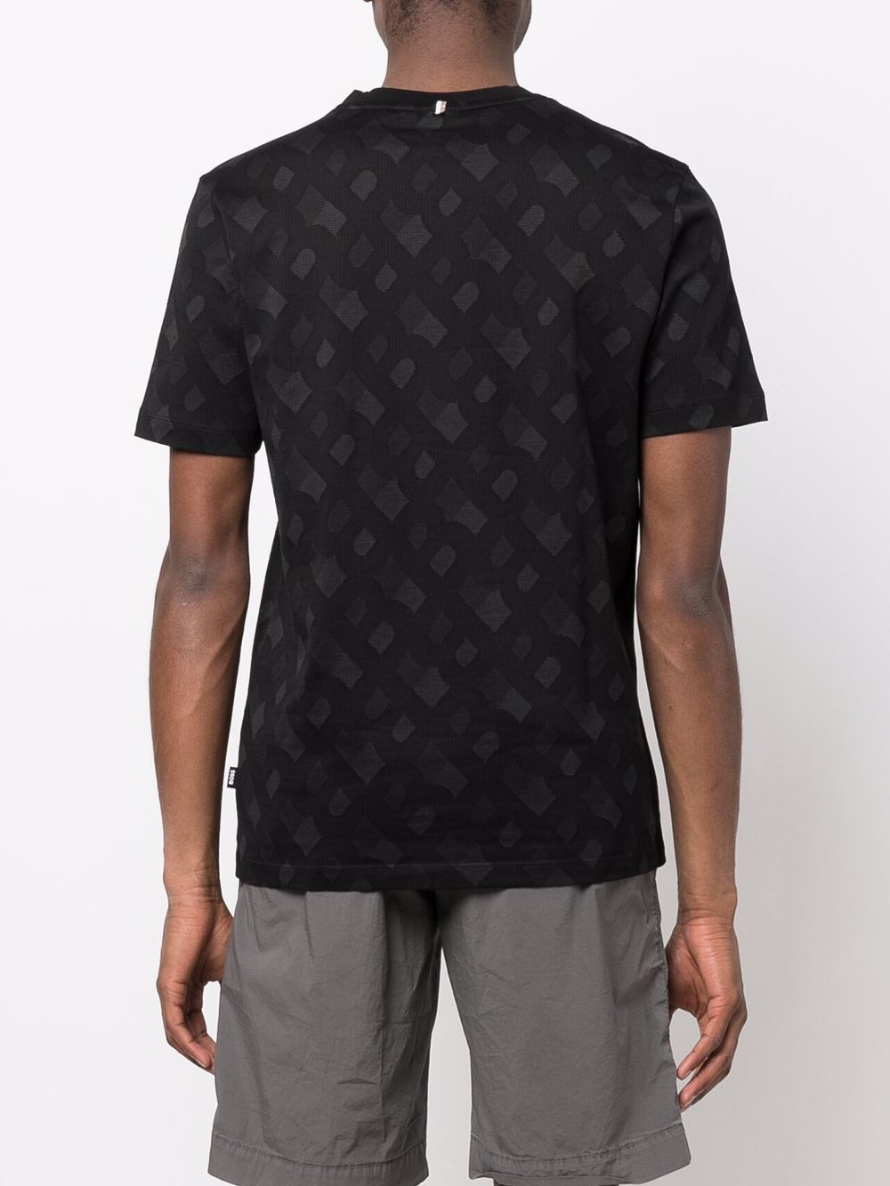 BOSS Graphic-print T-shirt Black - MAISONDEFASHION.COM
