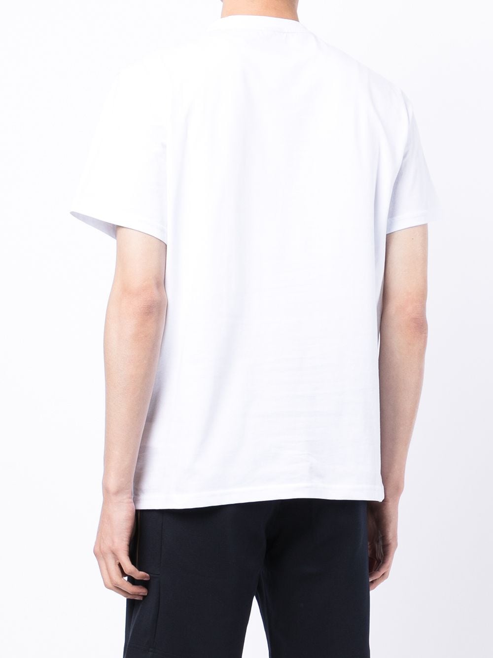 BOSS Logo-print T-shirt Natural White - MAISONDEFASHION.COM