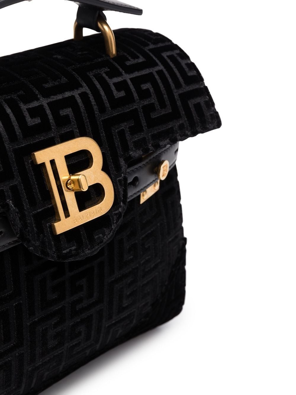 BALMAIN WOMEN B-Buzz 23 Monogram-jacquard Tote Bag Black - MAISONDEFASHION.COM