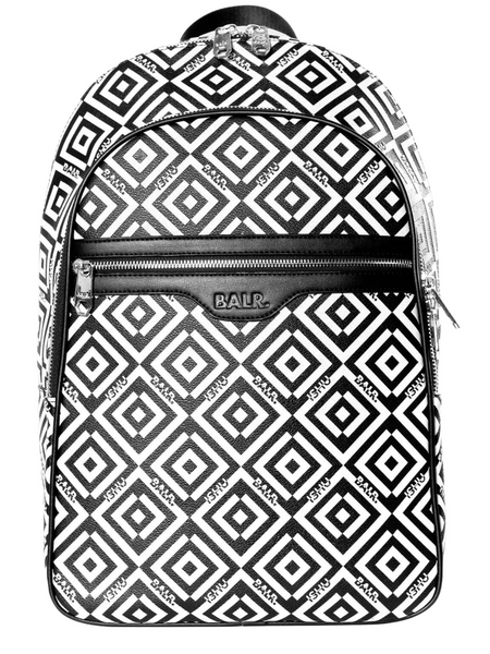 BALR. x ISHU Backpack Black White MAISONDEFASHION.COM