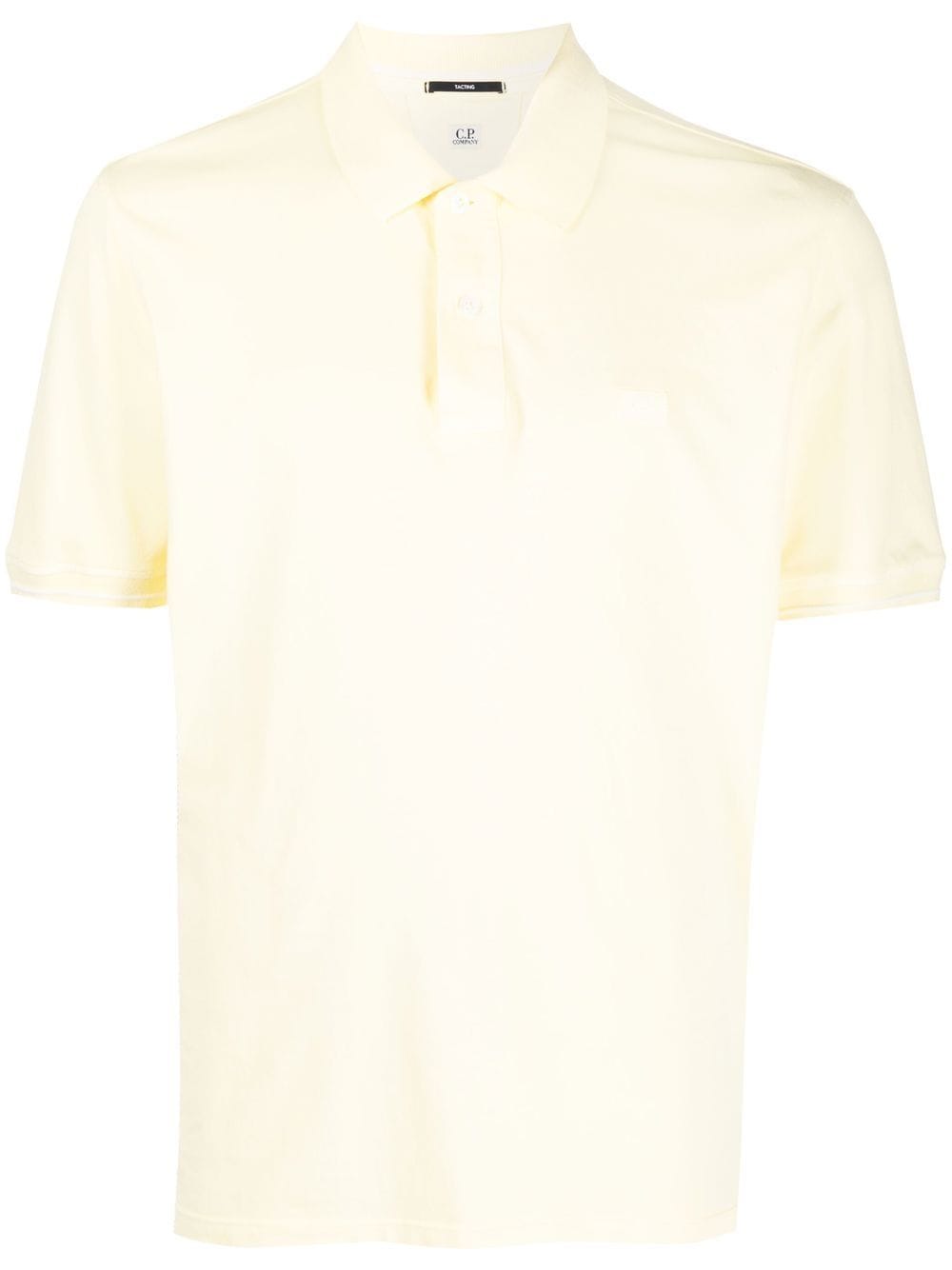 C.P COMPANY Polo T-shirt Yellow - MAISONDEFASHION.COM