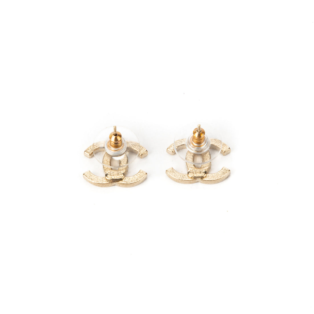 CHANEL Pre-Loved Crystal Earrings Gold - MAISONDEFASHION.COM