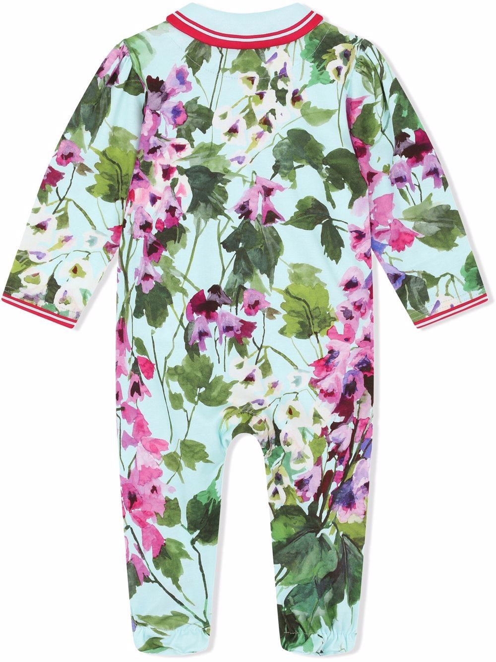 DOLCE & GABBANA BABY Bellflower-print Romper Set - MAISONDEFASHION.COM