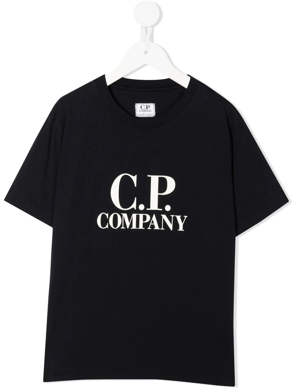 C.P COMPANY KIDS Logo-Print T-Shirt Navy - MAISONDEFASHION.COM