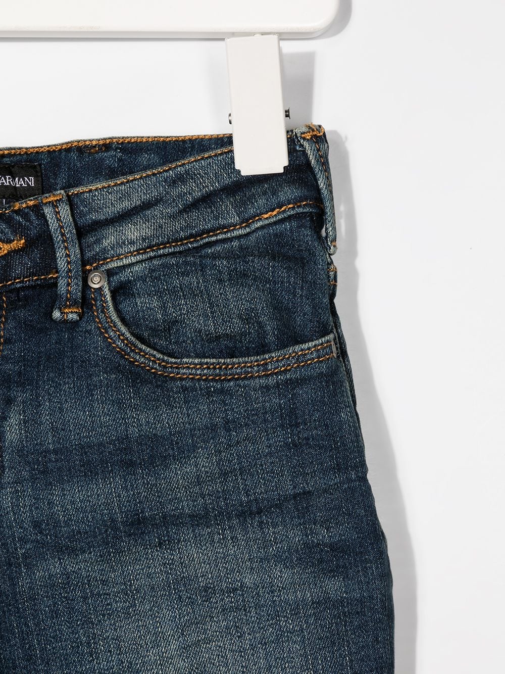 EMPORIO ARMANI KIDS Skinny-fit Denim Jeans - MAISONDEFASHION.COM