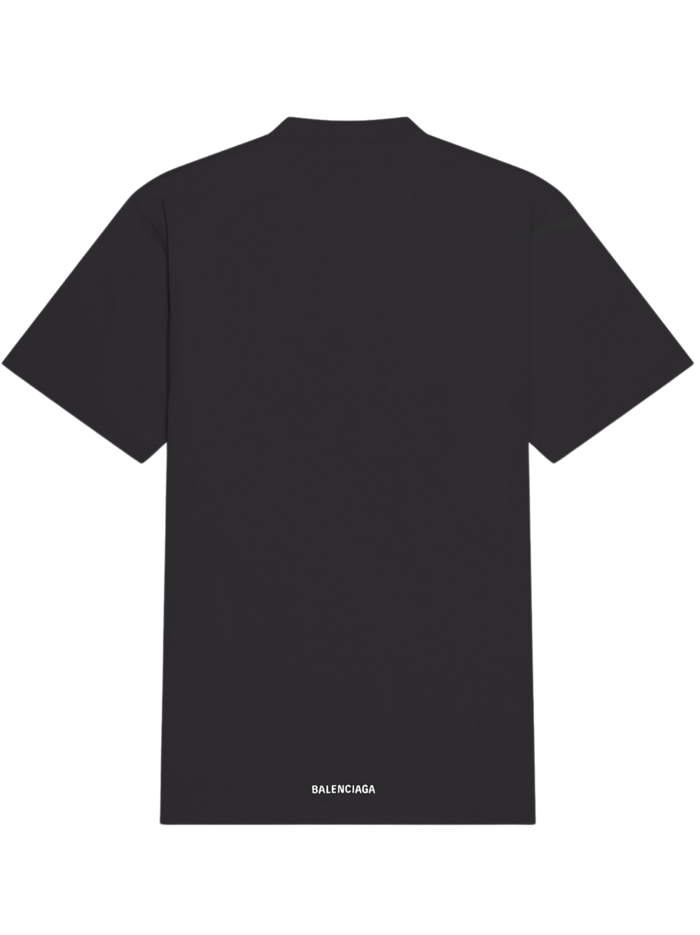 BALENCIAGA Long Boxy T-Shirt Black/White - MAISONDEFASHION.COM