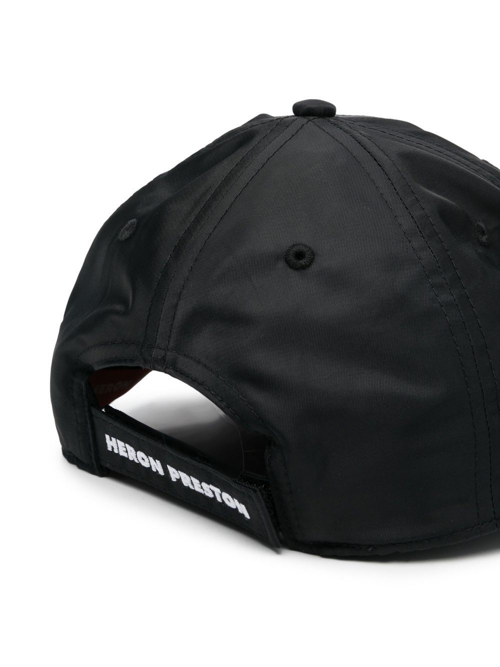 HERON PRESTON СТИЛЬ Embroidered Cap Black - MAISONDEFASHION.COM