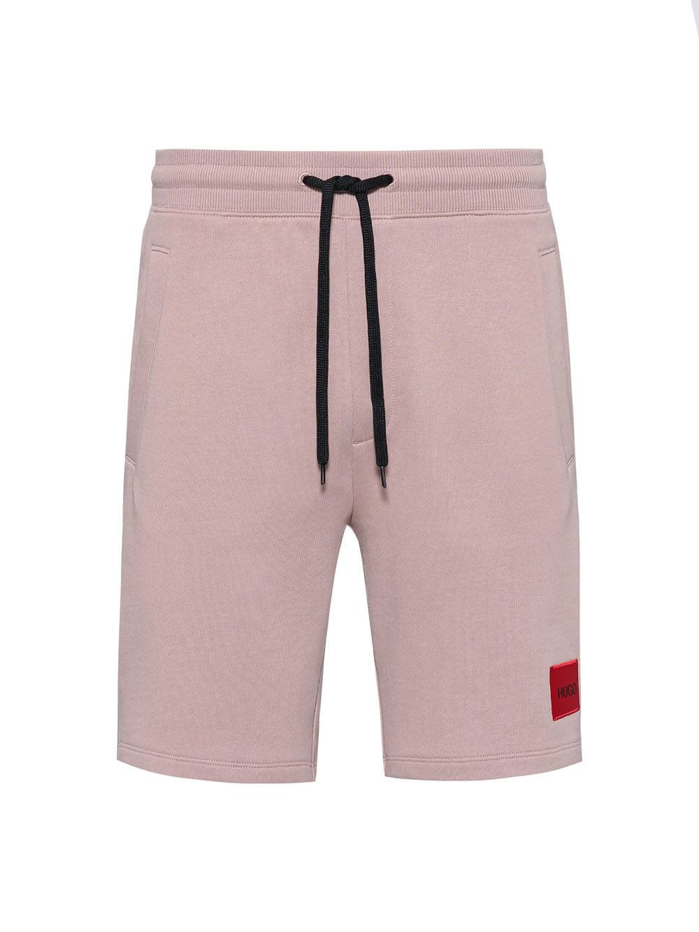 HUGO Logo Shorts Light Pink - MAISONDEFASHION.COM