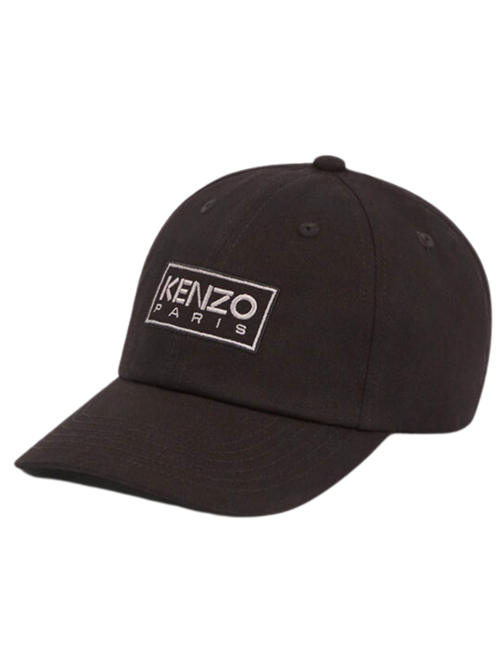 KENZO Logo-patch Cap Black - MAISONDEFASHION.COM