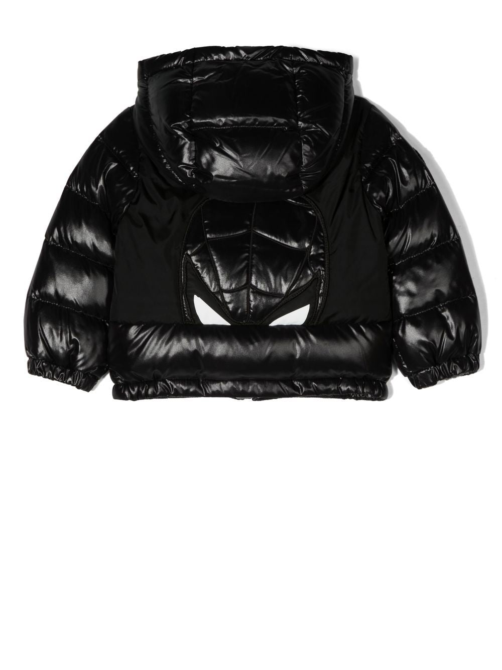 MONCLER BABY Zipped Padded Jacket Black - MAISONDEFASHION.COM