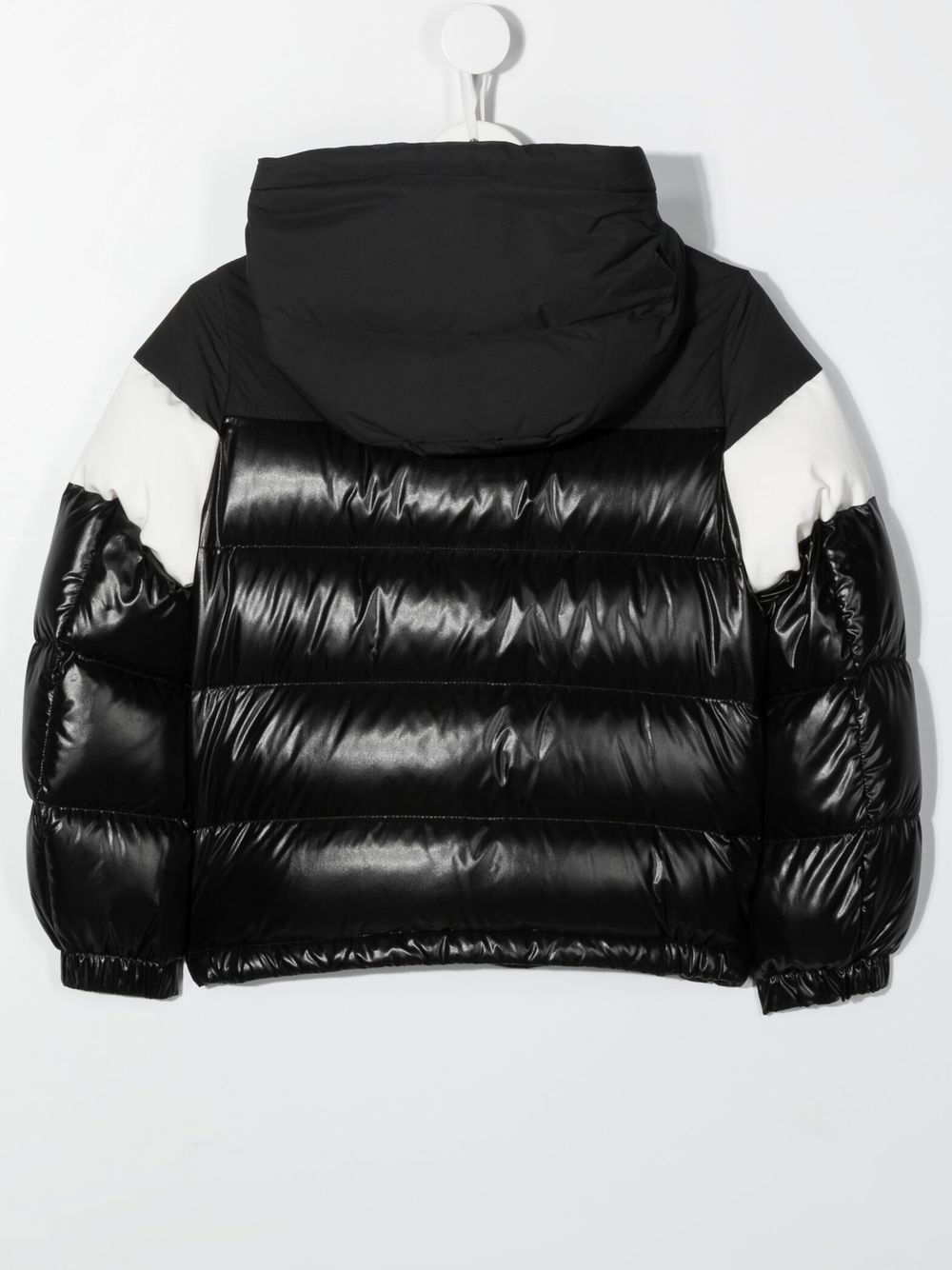 MONCLER KIDS Logo-print Padded Jacket Black - MAISONDEFASHION.COM