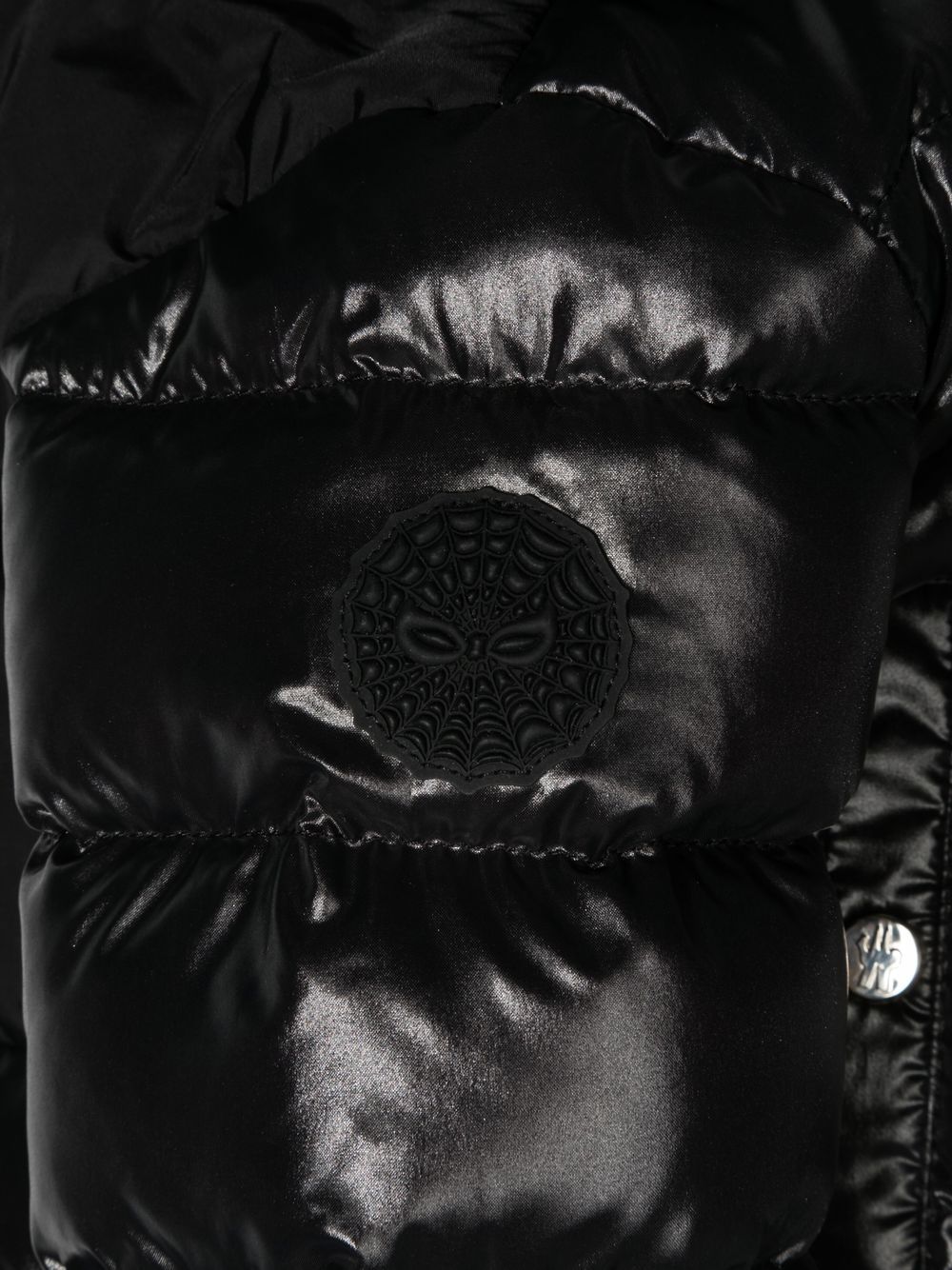 MONCLER BABY Zipped Padded Jacket Black - MAISONDEFASHION.COM