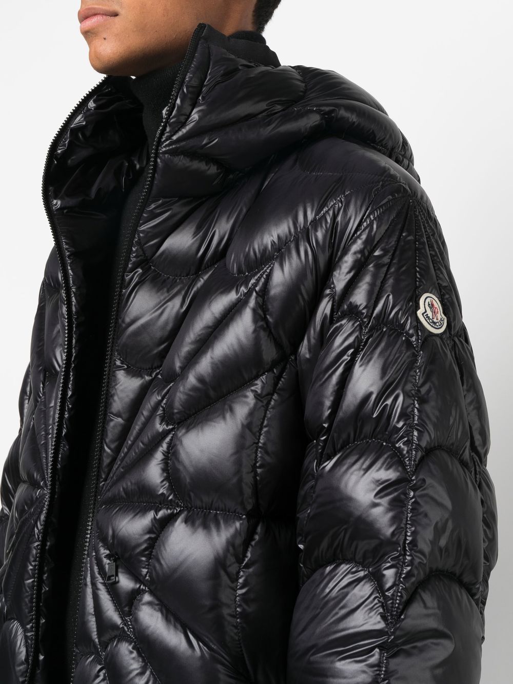 MONCLER Padded High-shine MARVEL Collaboration Jacket Black