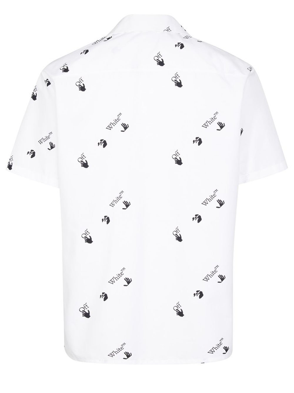 OFF-WHITE All Over Logo Holiday Shirt White - Maison De Fashion 