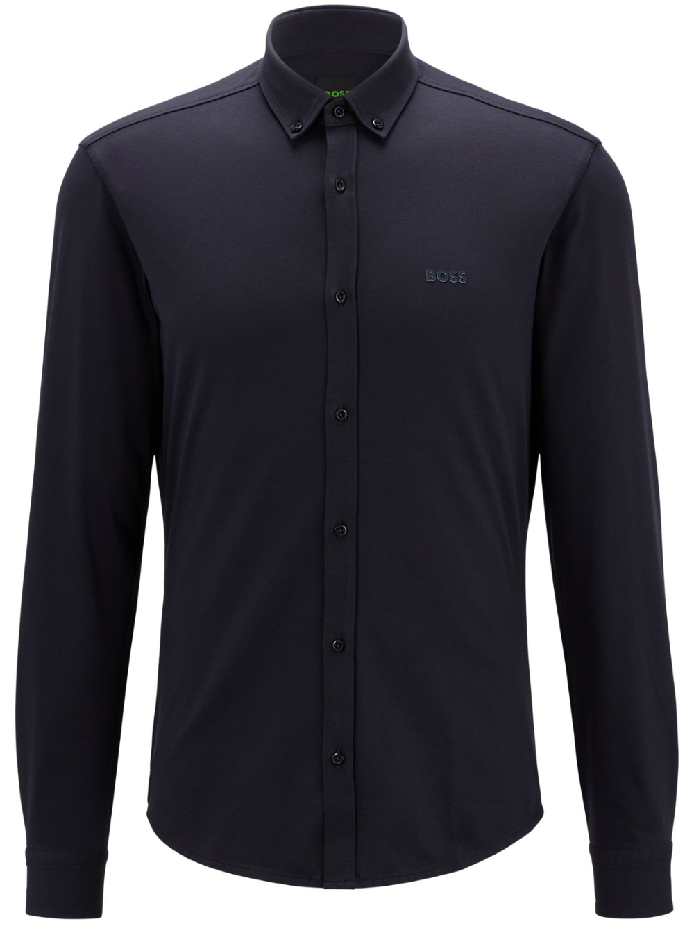 BOSS Long-sleeved Shirt Dark Blue - MAISONDEFASHION.COM