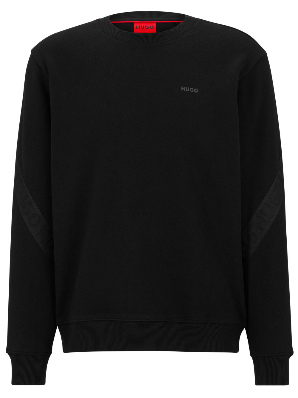 HUGO Ditron Sweatshirt Black - MAISONDEFASHION.COM