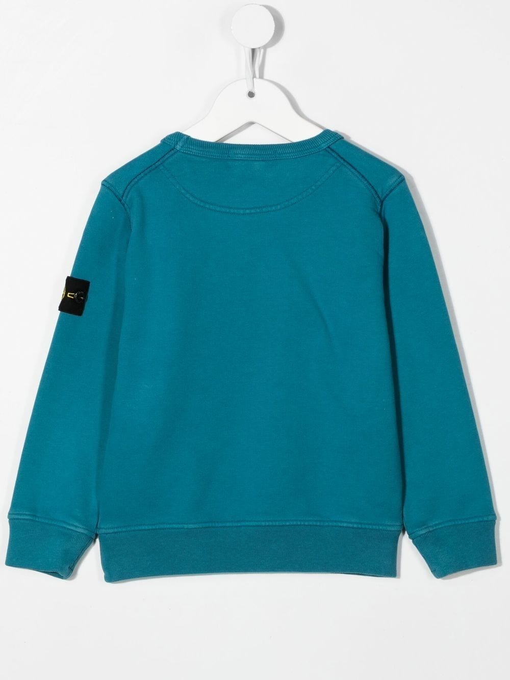 STONE ISLAND KIDS Logo-patch Sweatshirt Cobalt Blue - MAISONDEFASHION.COM