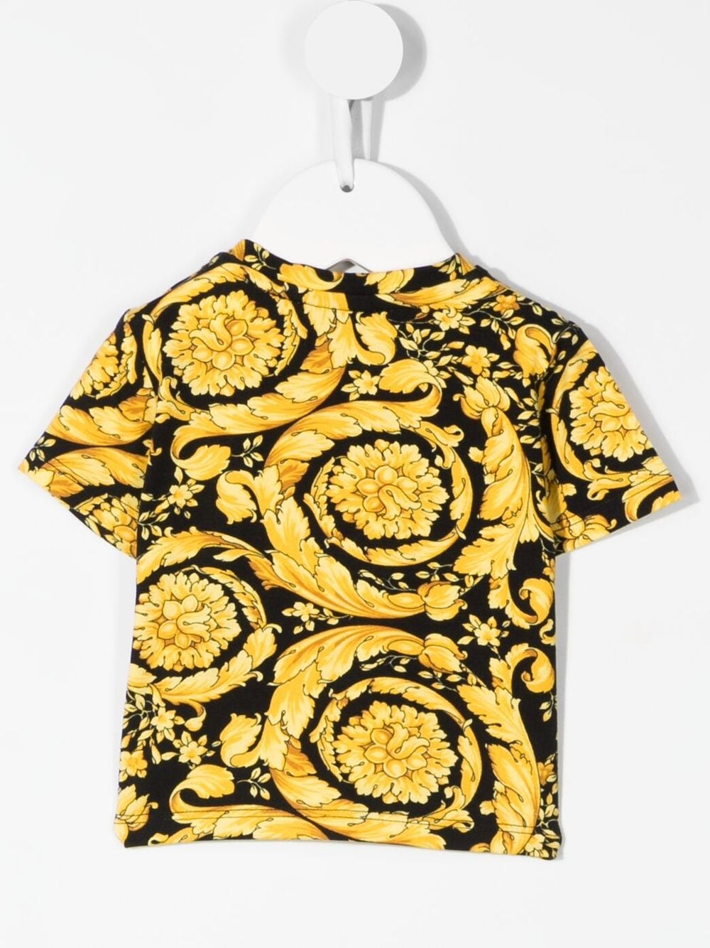 VERSACE BABY Baroque-print Cotton T-Shirt - MAISONDEFASHION.COM