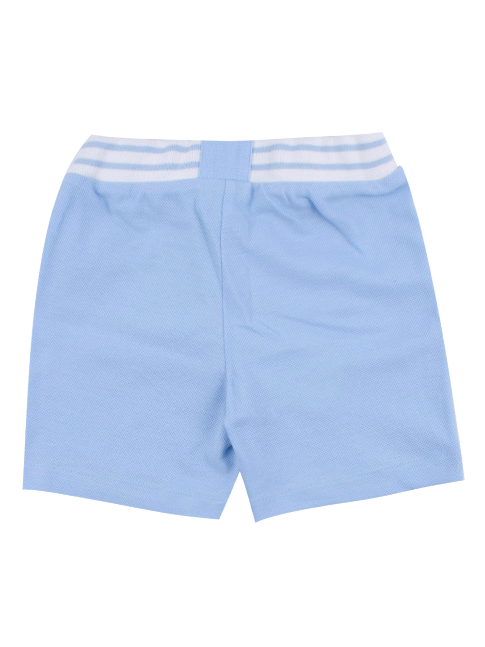 FENDI BABY Cotton Shorts Light Blue - MAISONDEFASHION.COM