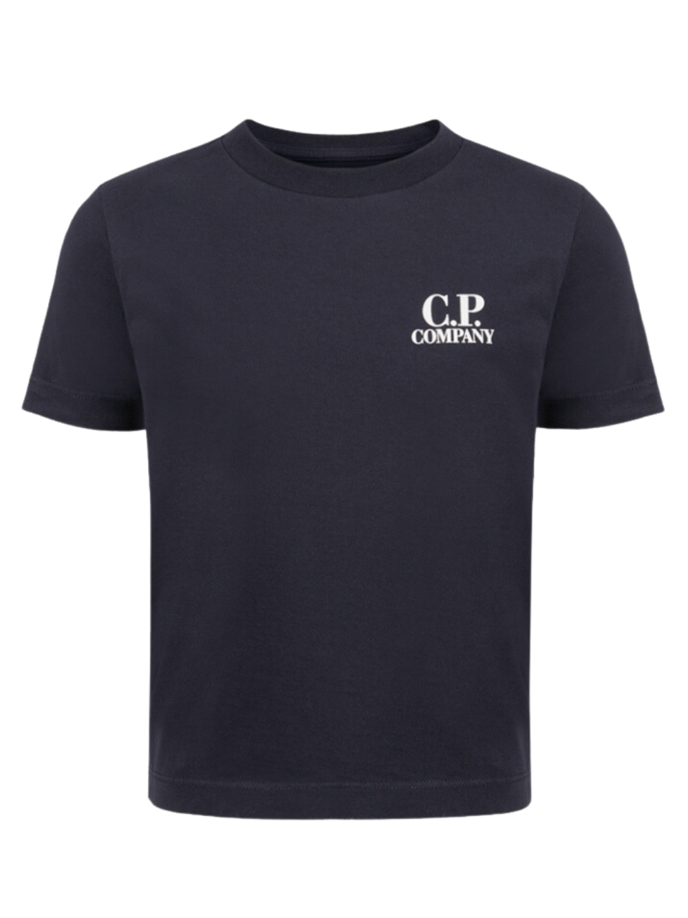 C.P. COMPANY KIDS Jersey Graphic Bird Logo T-Shirt Navy - MAISONDEFASHION.COM