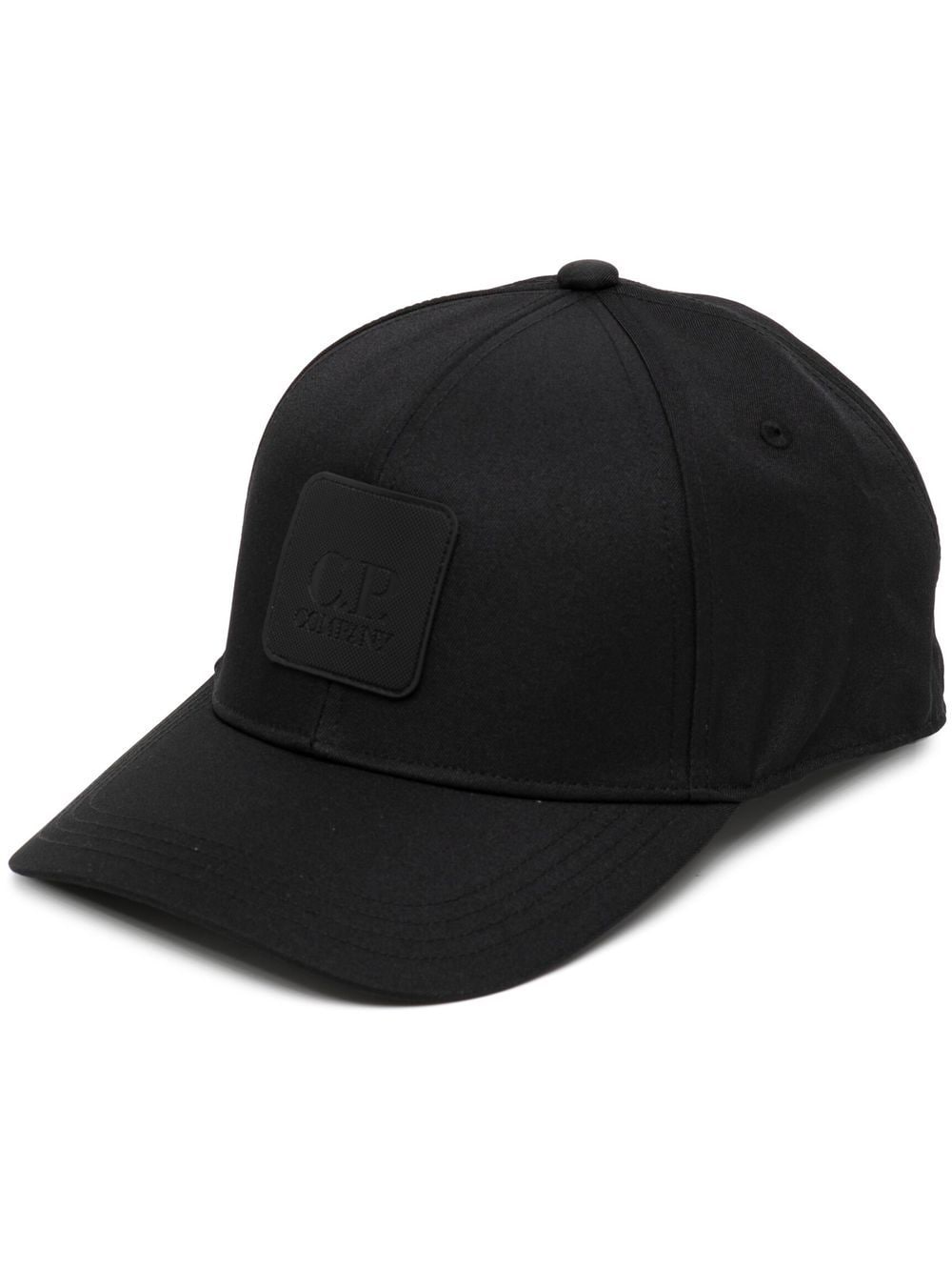 C.P. COMPANY Logo Patch Cap Black - MAISONDEFASHION.COM