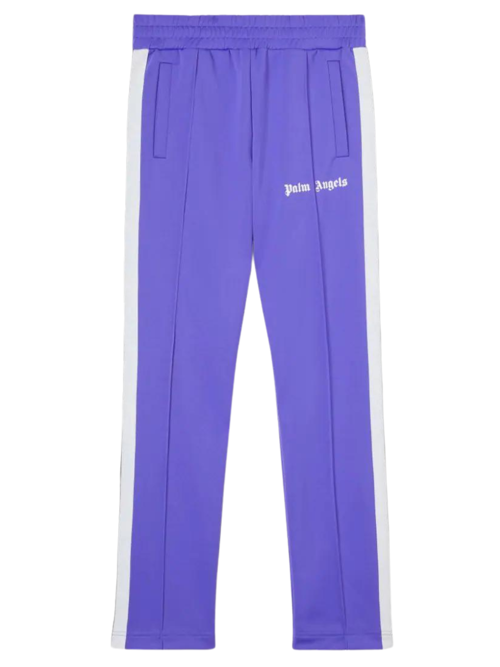 PALM ANGELS WOMEN Classic Track Pants Purple/White - MAISONDEFASHION.COM