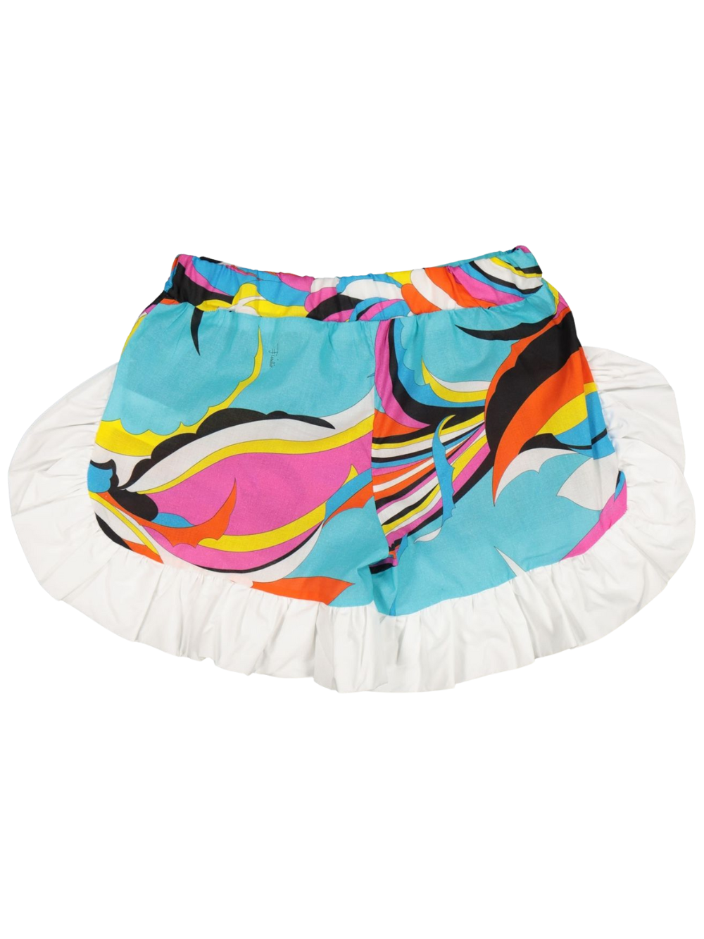 EMILIO PUCCI KIDS multicolour pattern frille skirt - MAISONDEFASHION.COM