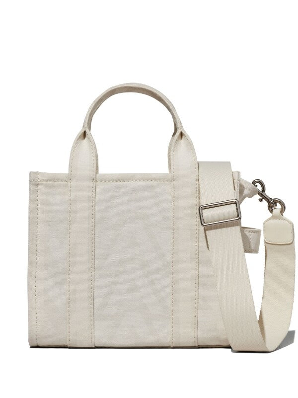 MARC JACOBS The Mini Tote Eggshell/Optic White - MAISONDEFASHION.COM