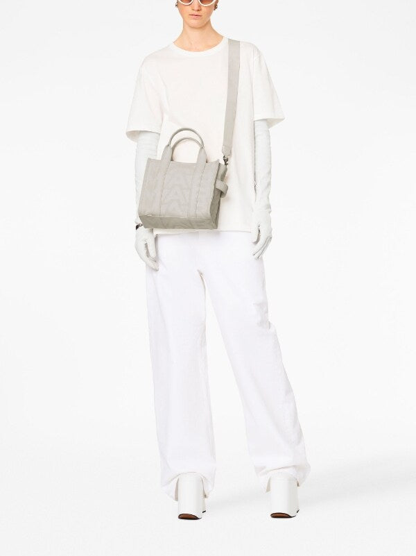 MARC JACOBS The Mini Tote Eggshell/Optic White - MAISONDEFASHION.COM