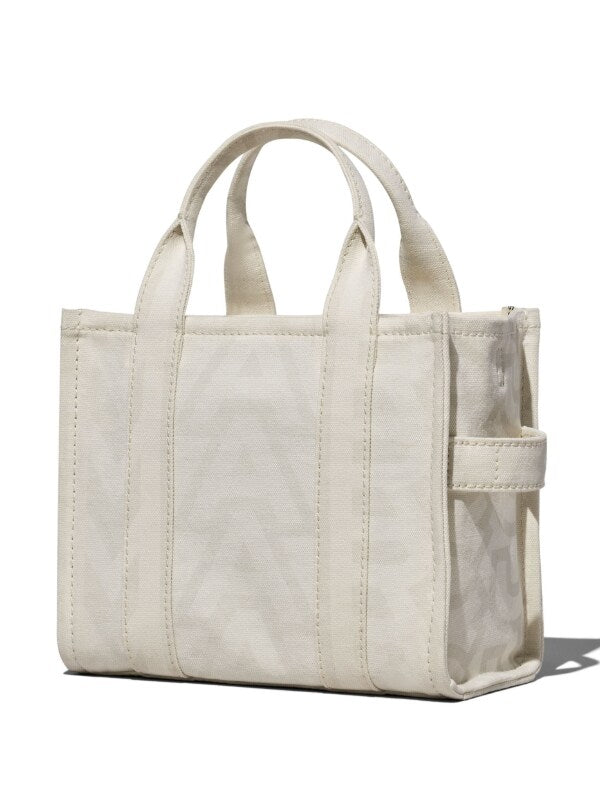 MARC JACOBS The Mini Tote Eggshell/Optic White - MAISONDEFASHION.COM