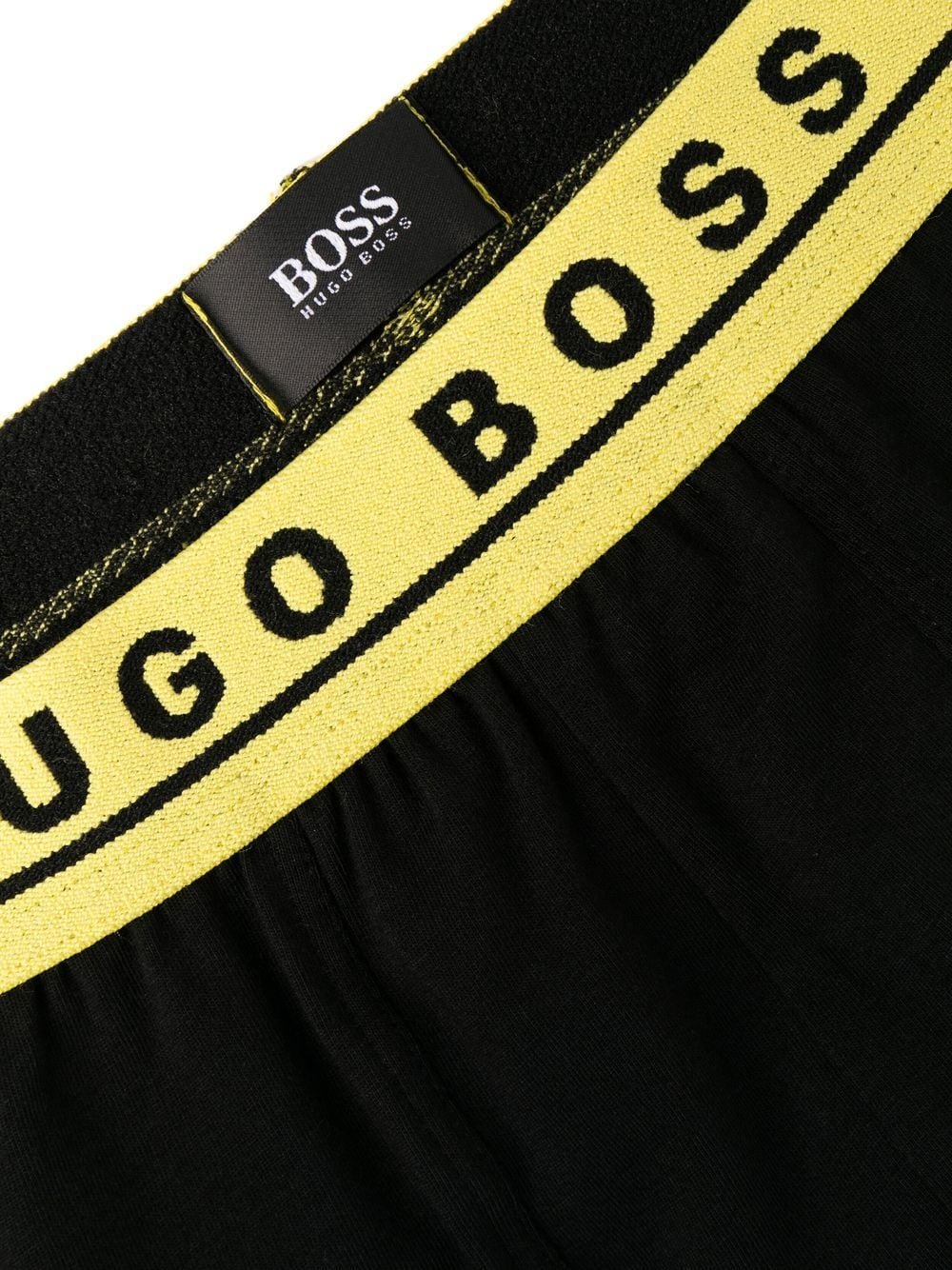 BOSS Three-pack Logo-waistband Boxers Black - MAISONDEFASHION.COM
