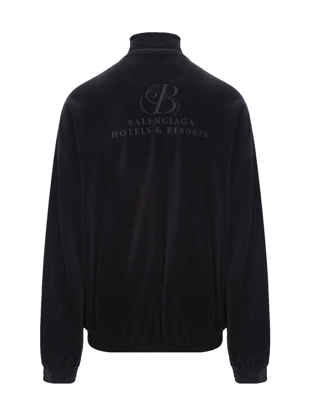 BALENCIAGA High-neck zip-up jacket Black - MAISONDEFASHION.COM