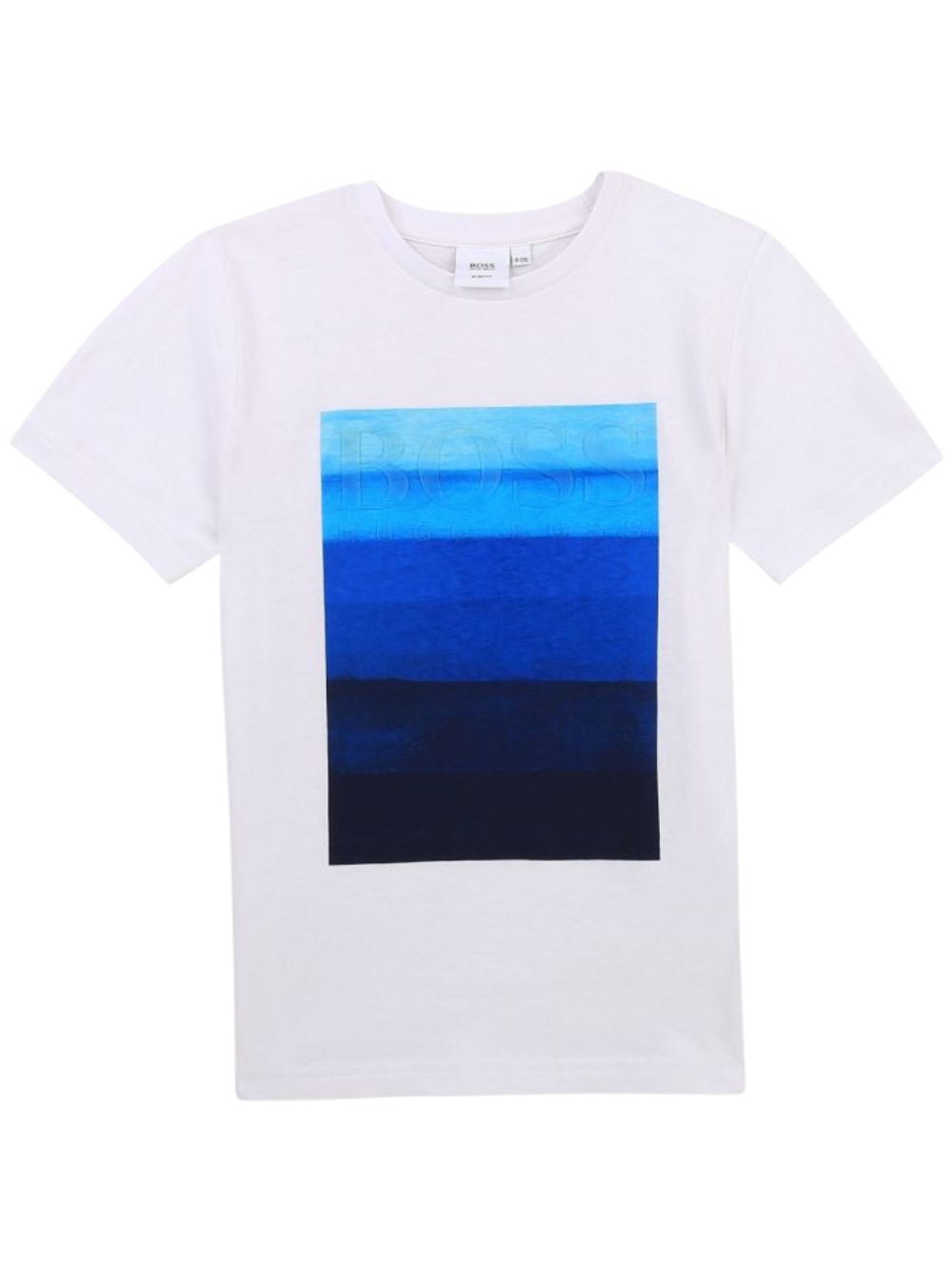 BOSS KIDS Graphic-print cotton T-shirt White - MAISONDEFASHION.COM