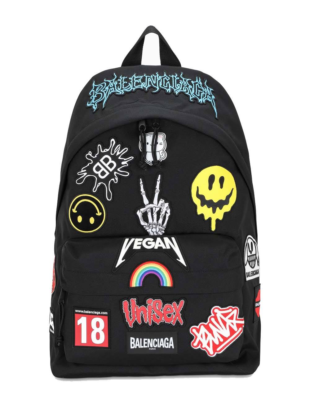 BALENCIAGA Oversized XXL Backpack Black - MAISONDEFASHION.COM