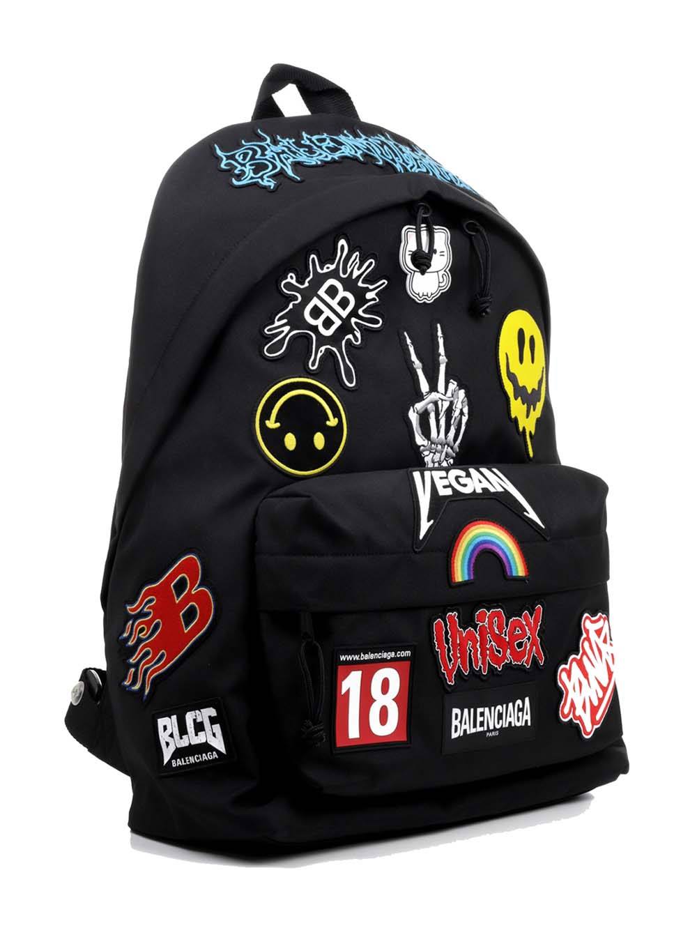 BALENCIAGA Oversized XXL Backpack Black - MAISONDEFASHION.COM