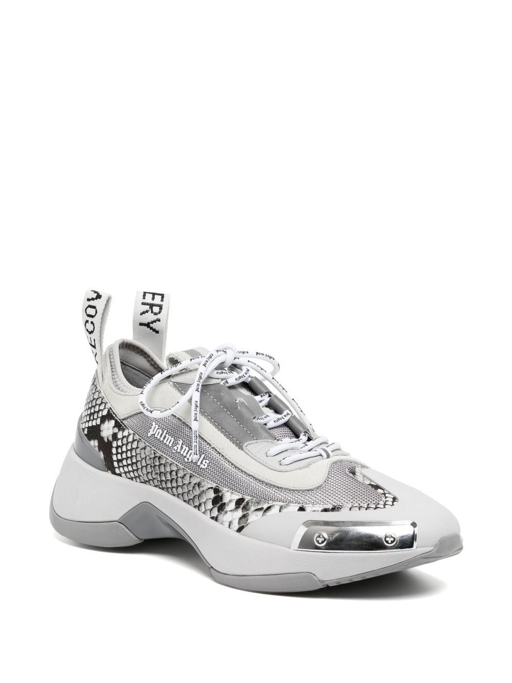 PALM ANGELS Snakeskin Recovery Sneakers - MAISONDEFASHION.COM