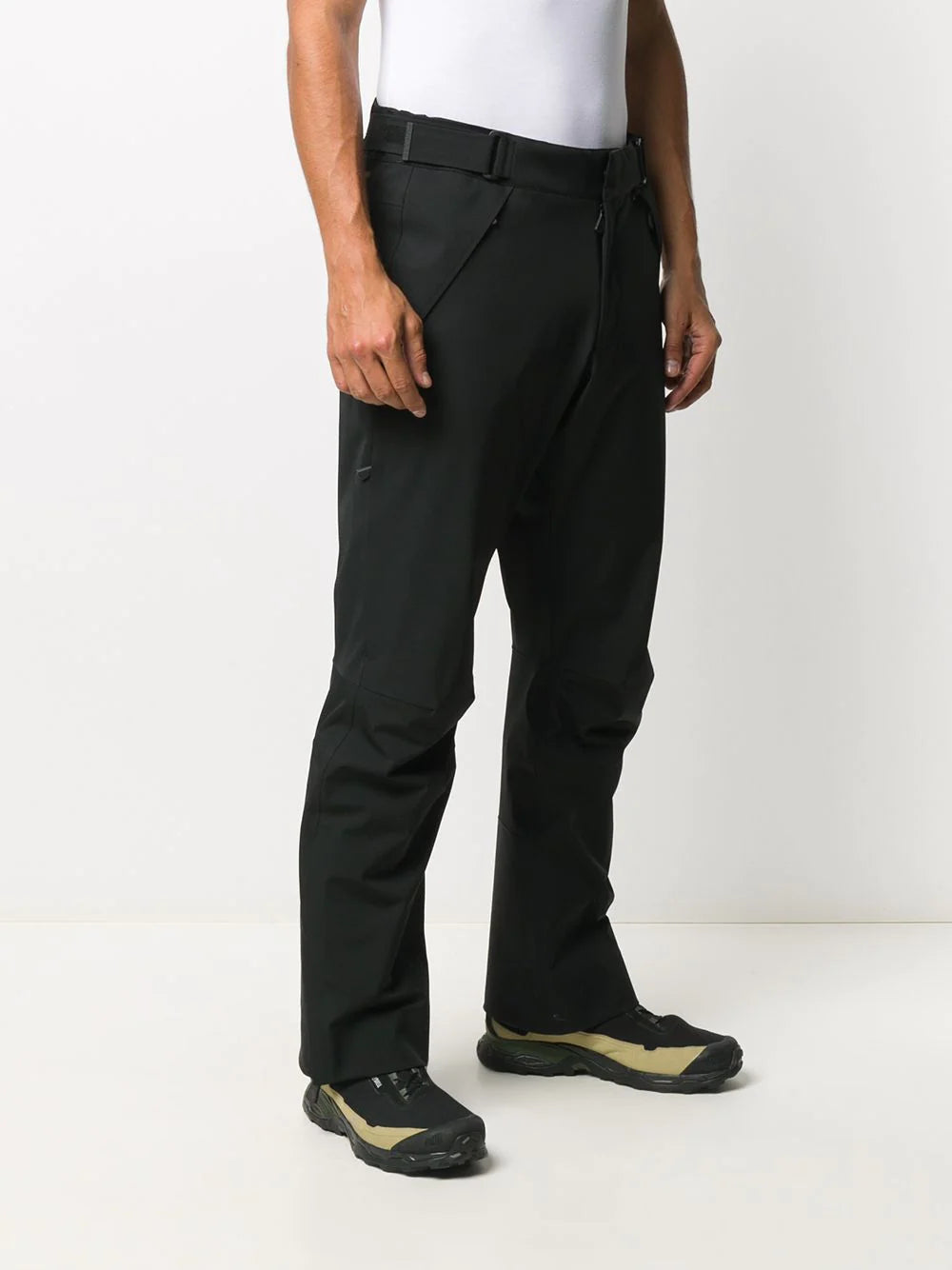 MONCLER GRENOBLE Straight-leg Trousers Black - MAISONDEFASHION.COM