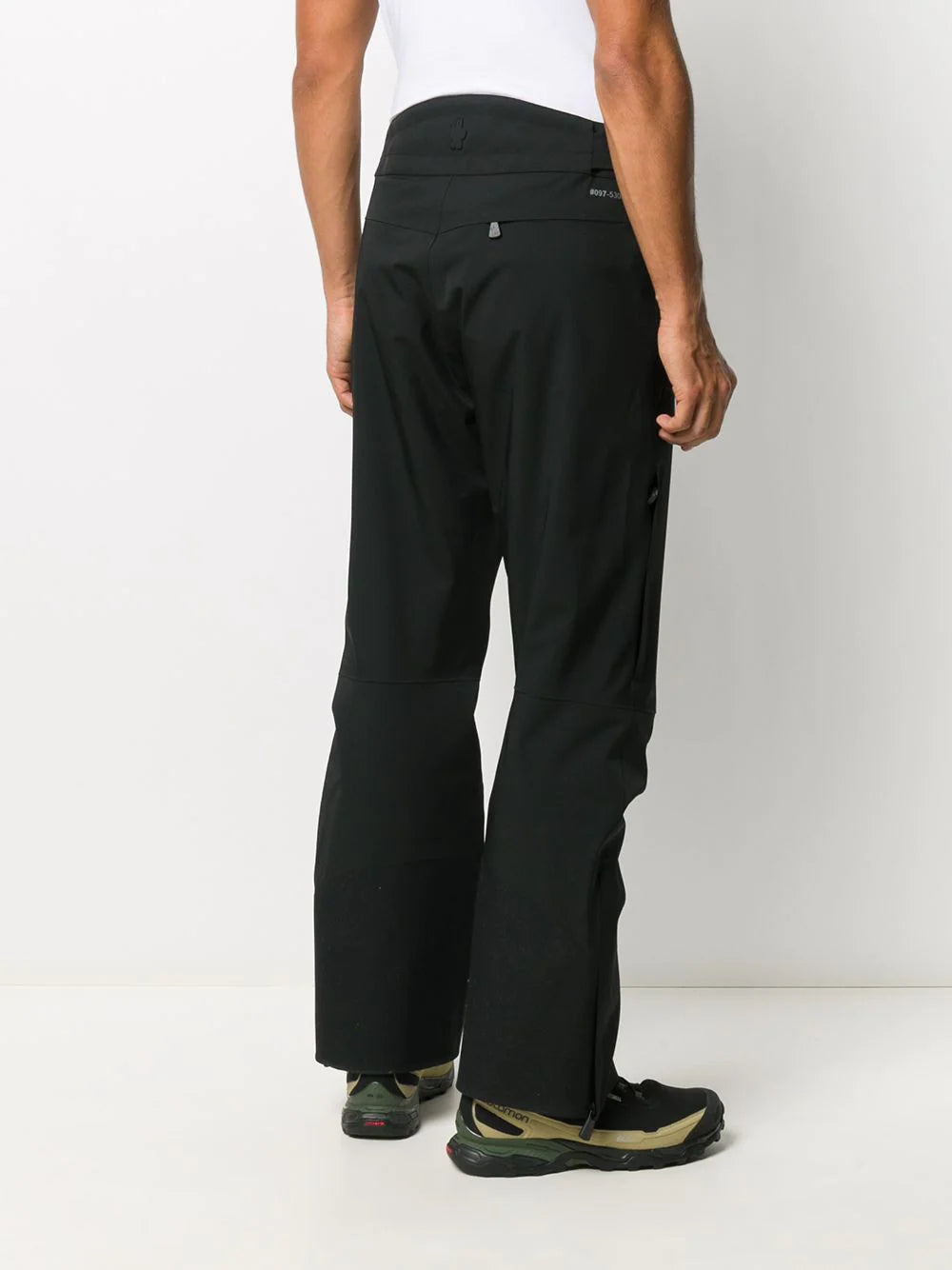 MONCLER GRENOBLE Straight-leg Trousers Black - MAISONDEFASHION.COM