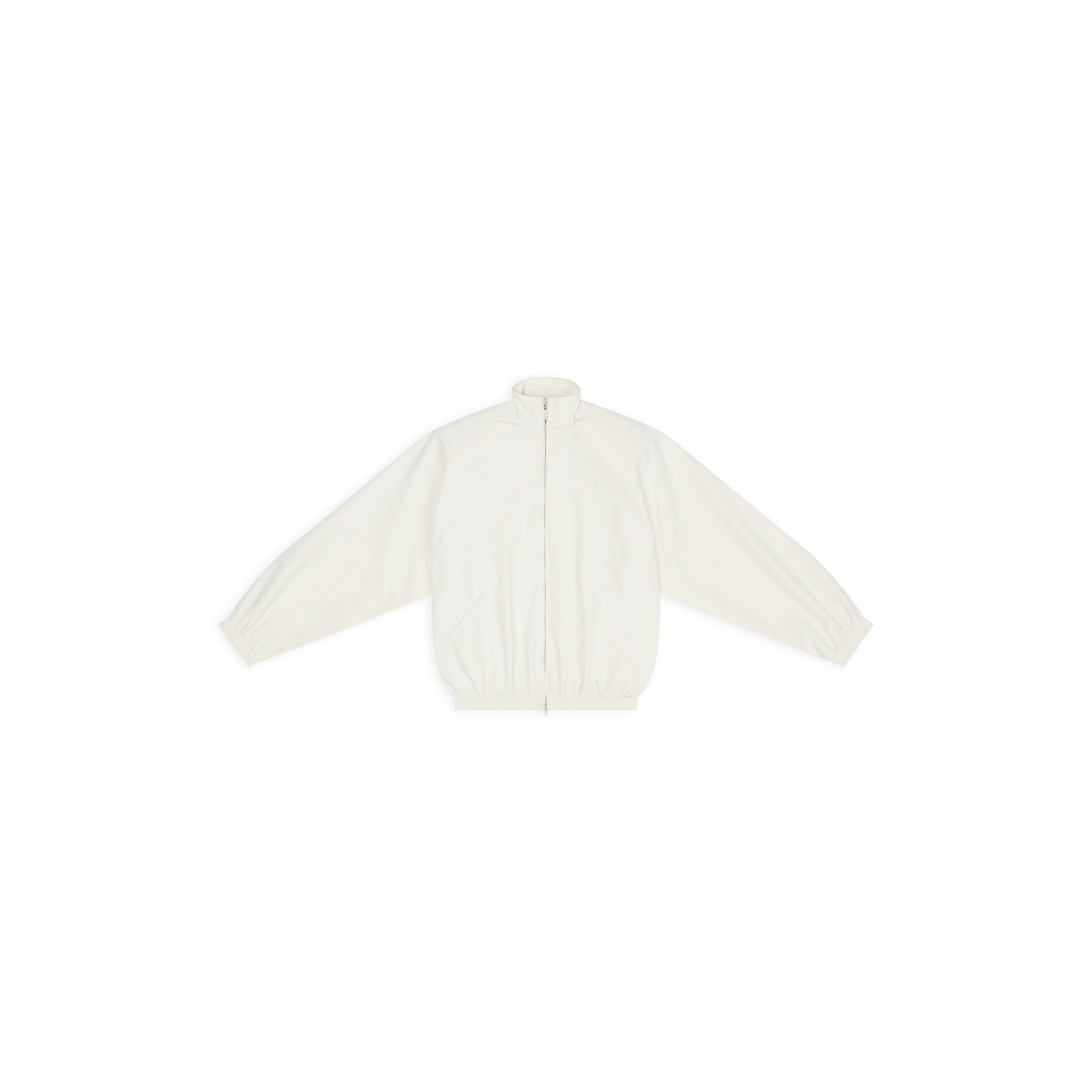 BALENCIAGA Zip Up Windbreaker Jacket White – MAISONDEFASHION.COM