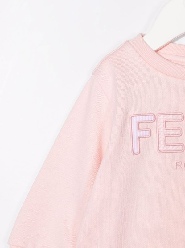 FENDI BABY Sweatshirt Pink - MAISONDEFASHION.COM